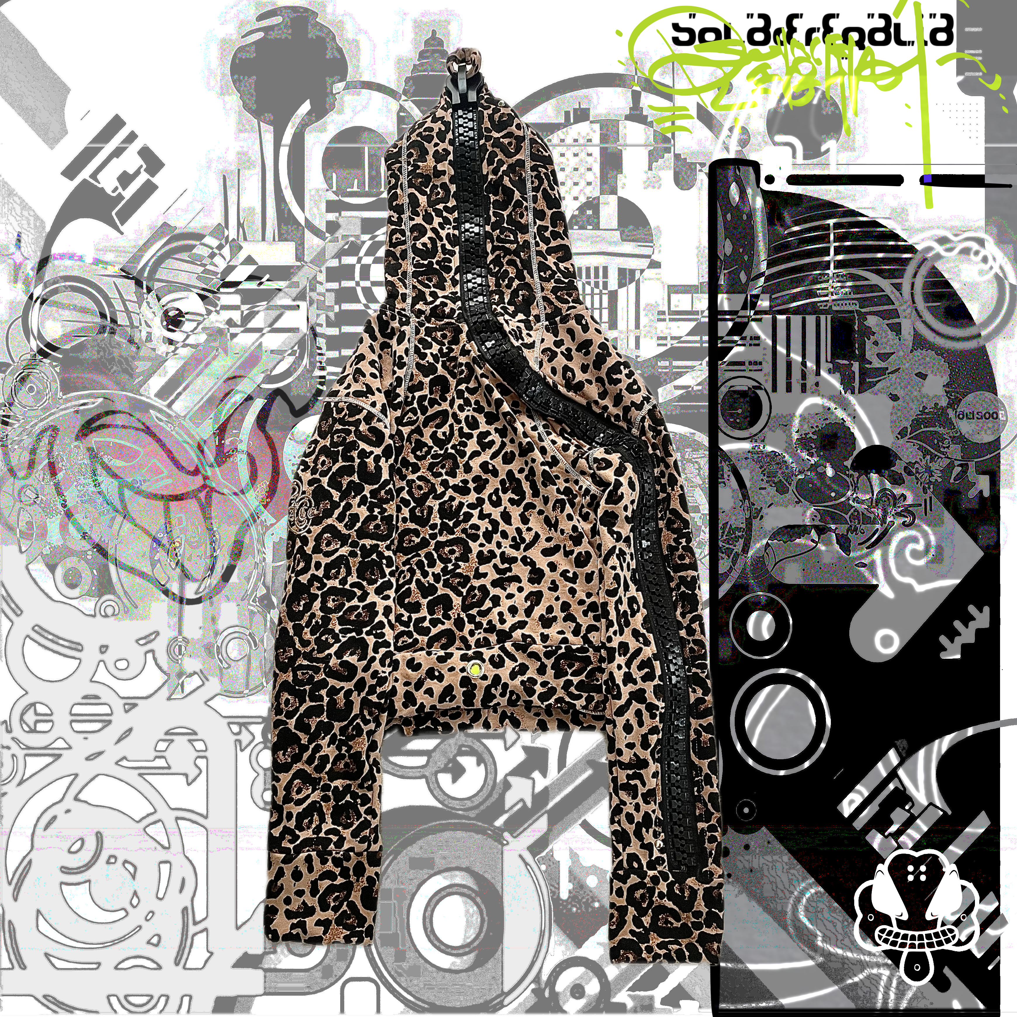 RARE • MöGaMi FullZip : leöpard Saméhada